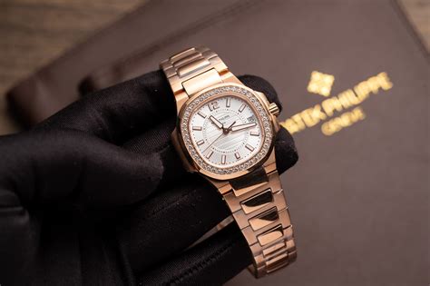 patek philippe nautilus ladies 7011|Patek Philippe full diamond price.